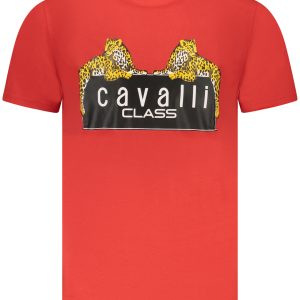 Cavalli Class Kratkih Rukava Majica Crvena