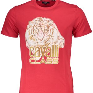 Cavalli Class Kratkih Rukava Majica Crvena