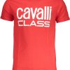 Cavalli Class 'S Kratkih Rukava Majica Crvene