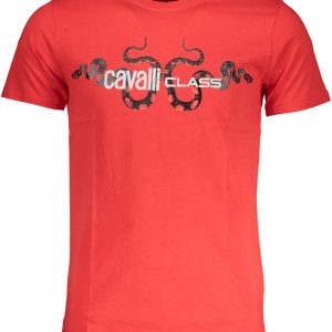 Cavalli Class 'S Kratkih Rukava Majica Crvena