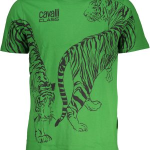 Cavalli Class Zelena 'S Kratke Hlače Sleeved Majica