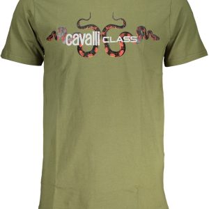 Cavalli Class Zelena 'S Kratke Hlače Sleeved Majica