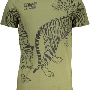 Cavalli Class Zelena 'S Kratke Hlače Sleeved Majica