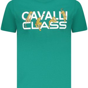 Cavalli Class Kratkih Rukava Majica Zelena