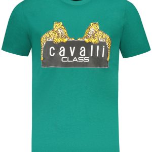 Cavalli Class Kratkih Rukava Majica Zelena