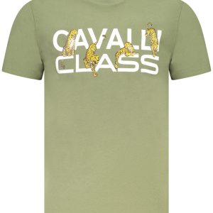 Cavalli Class Kratkih Rukava Majica Zelena