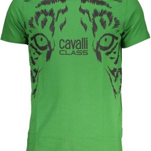 Cavalli Class Zelena 'S Kratke Hlače Sleeved Majica