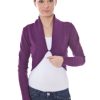 Datch Shrug Long Sleeves Ljubičaste