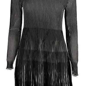 DESIGUAL BLACK WOMEN'S SHORT DRESS