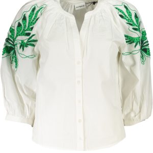 Desigual 'S Dugih Rukava Majica Bijele