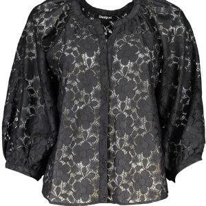 Desigual 'S Dugih Rukava Majica Crna