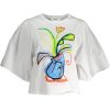 Desigual 'S Kratkih Rukava Majica Bijele