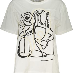 Desigual 'S Kratkih Rukava Majica Bijela