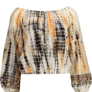 Desigual 'S Dugih Rukava Majica Bež
