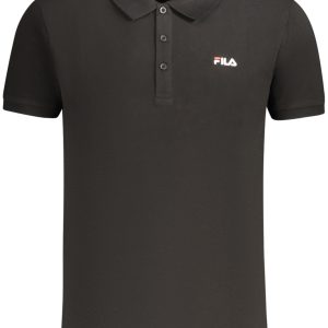 Fila Polo Majica Kratkih Rukava Crna