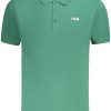 Fila Polo Majica Kratke Hlače Sleeves Zelena