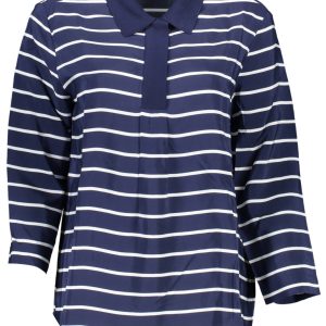 Gant 'S Plava 3/4 Sleeve Polo Majica Majica
