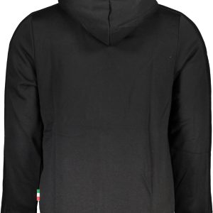 Alternativni prikaz GIAN MARCO VENTURI MEN'S BLACK ZIP SWEATSHIRT