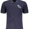 Gian Marco Venturi 'S Kratke Hlače Sleeved Polo Majica Majica Plave