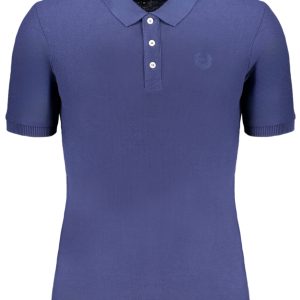 Gian Marco Venturi 'S Kratke Hlače Sleeved Polo Majica Majica Plava