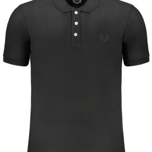 Gian Marco Venturi 'S Crna Kratke Hlače Sleeved Polo Majica Majica