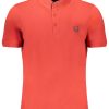 Gian Marco Venturi 'S Crvene Kratke Hlače Sleeved Polo Majica Majica