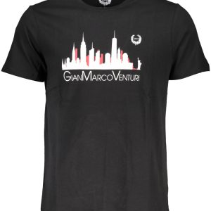 Gian Marco Venturi Crna Kratkih Rukava Majica