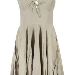 GUESS JEANS SHORT DRESS WOMEN GREEN