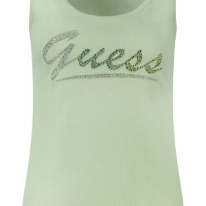 GUESS JEANS WOMEN'S TANK TOP GREEN
