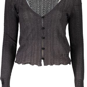 GUESS JEANS WOMEN'S GRAY CARDIGAN