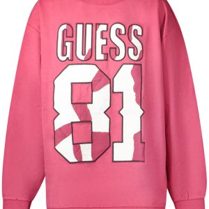 Guess Traperice Dukserica Without Zip Crvena
