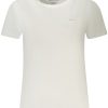 GUESS JEANS SHORT SLEEVE T-SHIRT WOMEN WHITE