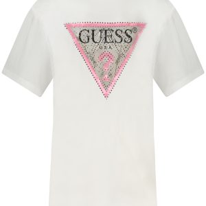 Alternativni prikaz Guess Traperice Kratkih Rukava Majica Bijela
