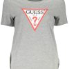 Guess Traperice Kratkih Rukava Majica Siva