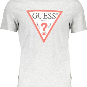 Guess Traperice Kratkih Rukava Majica Siva