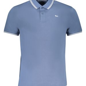 Harmont & Blaine 'S Kratke Hlače Sleeved Polo Majica Majica Plave