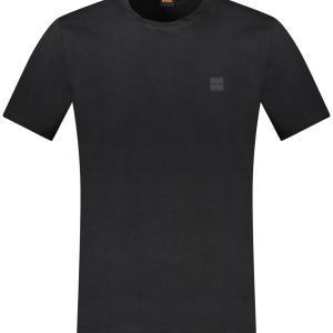 HUGO BOSS MEN'S SHORT SLEEVE T-SHIRT BLACK