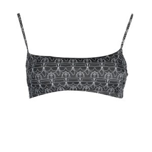 Karl Lagerfeld Plažni Program Top 'S Costume Crne