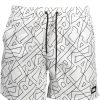KARL LAGERFELD BEACHWEAR SWIMSUIT BOTTOM MEN WHITE