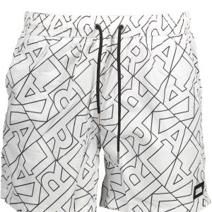 KARL LAGERFELD BEACHWEAR SWIMSUIT BOTTOM MEN WHITE