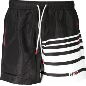 KARL LAGERFELD BEACHWEAR SWIMSUIT BLACK MEN'S BOTTOM