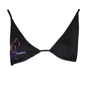 KARL LAGERFELD SWIMSUIT PARTS ABOVE WOMAN BLACK