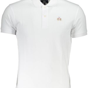 La Martina 'S Bijela Kratke Hlače Sleeved Polo Majica Majica