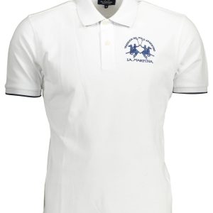 La Martina 'S Bijela Kratke Hlače Sleeved Polo Majica Majica