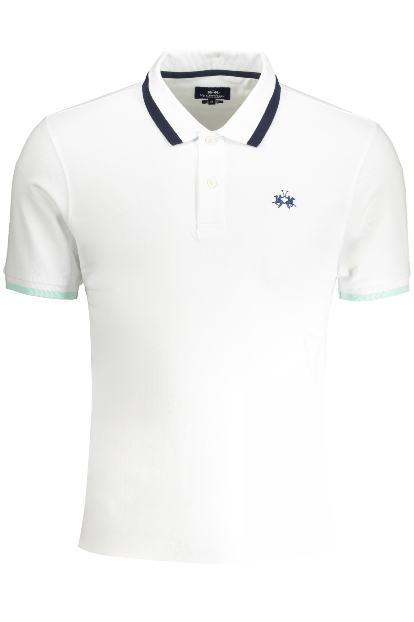 La Martina 'S Bijele Kratke Hlače Sleeved Polo Majica Majica