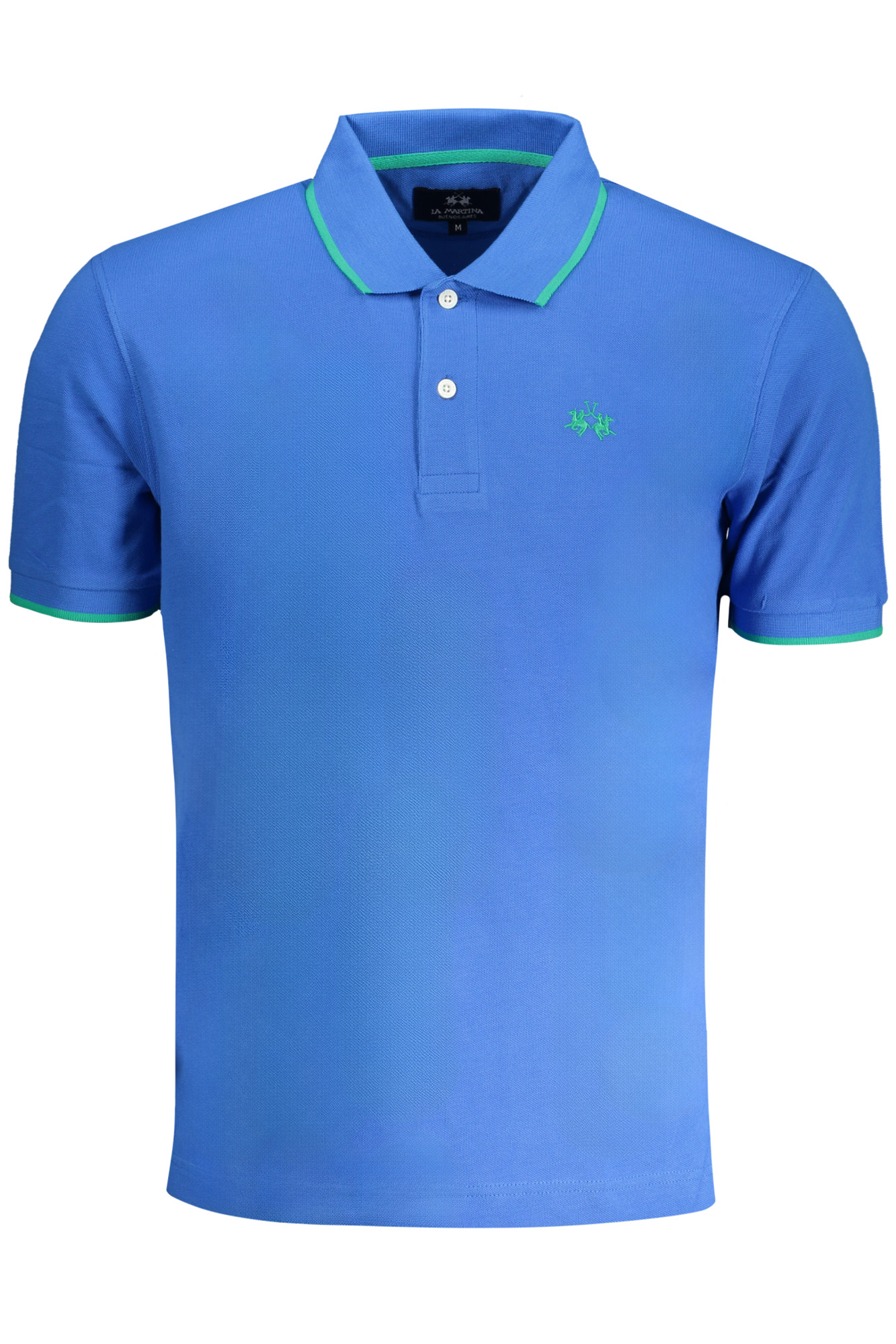 La Martina 'S Plave Kratke Hlače Sleeved Polo Majica Majica