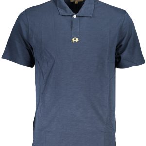 La Martina 'S Kratke Hlače Sleeved Polo Majica Majica Plava