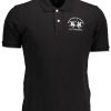 La Martina 'S Crne Kratke Hlače Sleeved Polo Majica Majica