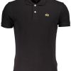 La Martina 'S Crne Kratke Hlače Sleeved Polo Majica Majica
