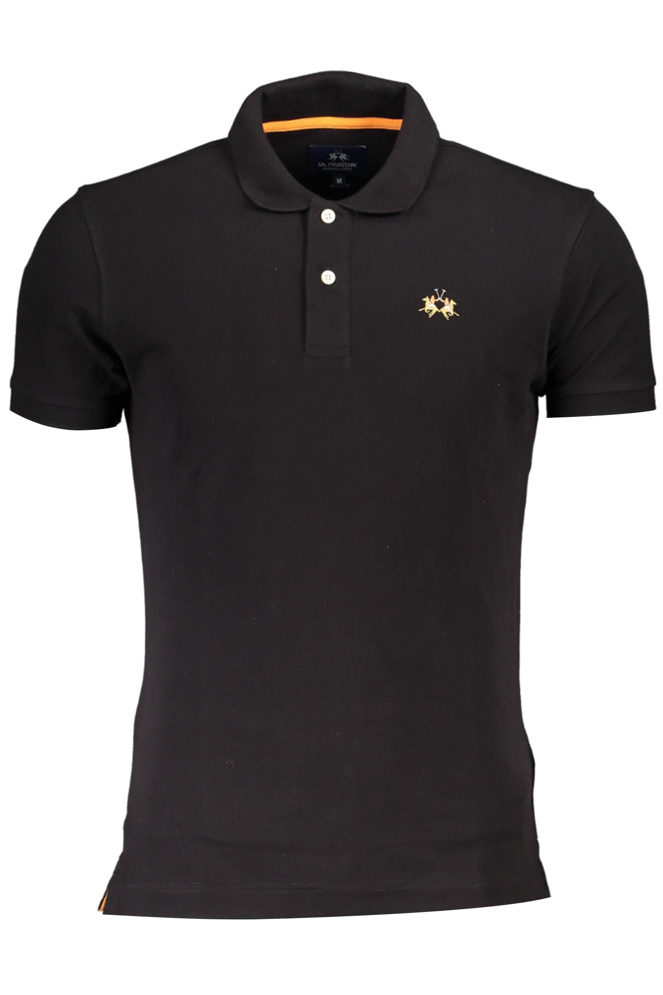 La Martina 'S Crne Kratke Hlače Sleeved Polo Majica Majica